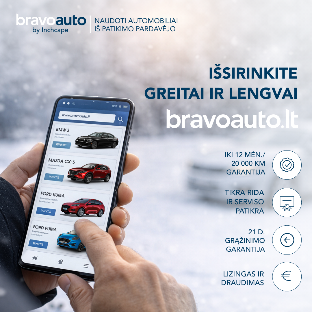NAUDOTI AUTOMOBILIAI SU GARANTIJA