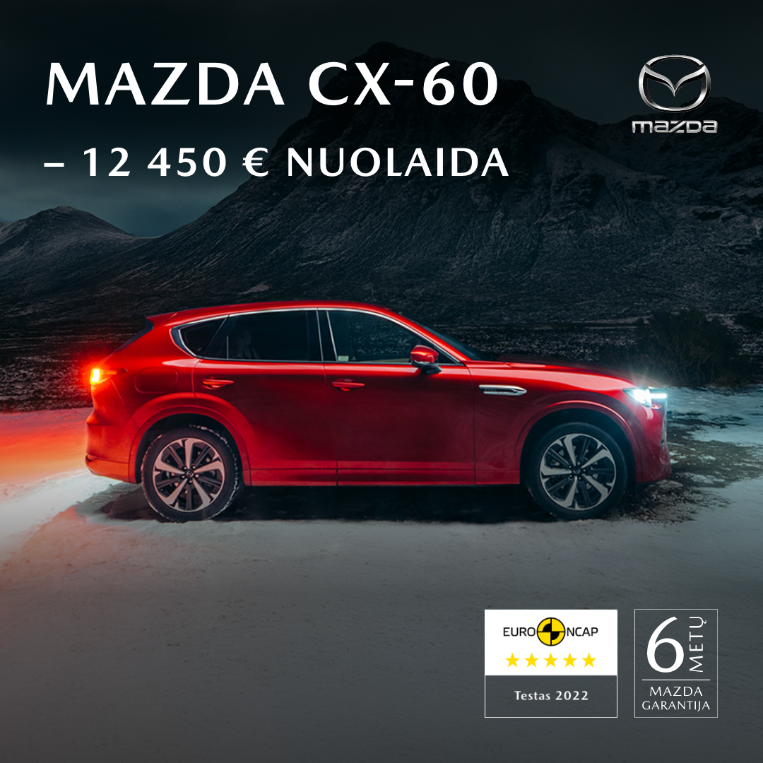 Geriausi MAZDA pasiūlymai