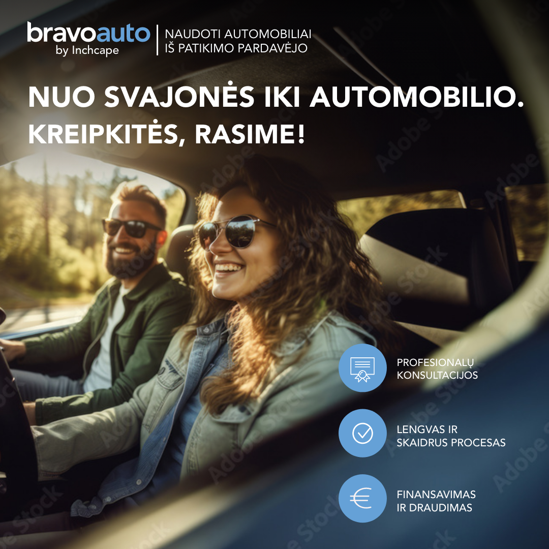 NAUDOTI AUTOMOBILIAI SU GARANTIJA